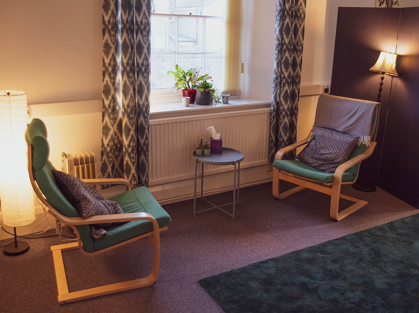 Chairs in my counselling room